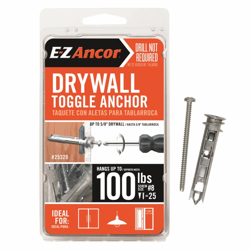 Toggle Lock - How To Use Toggle Drywall Anchors Toggle Lock - How To Use Toggle Drywall Anchors